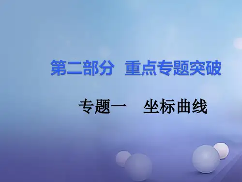 湖南省2017中考化学第二部分重点专题突破专题一坐标曲线课件