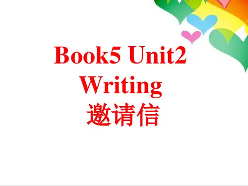 人教版高二英语必修五课件：Unit2+The+United+Kingdom-Writing