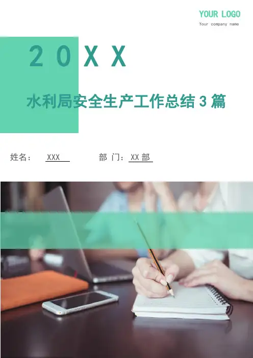水利局安全生产工作总结3篇