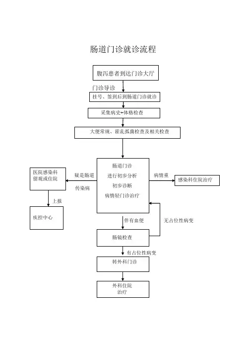 肠道门诊就诊流程