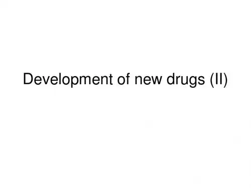 八b-Development of new drugs