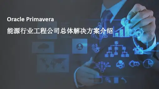 Oracle Primavera能源行业工程公司总体解决方案介绍