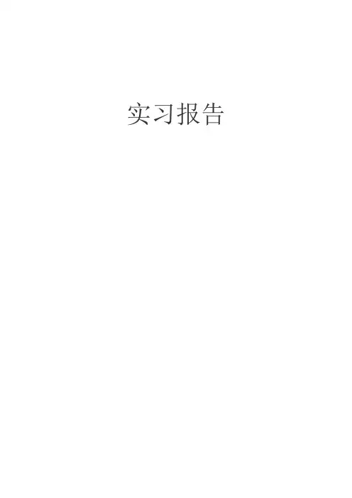 大学生(编辑)实习报告