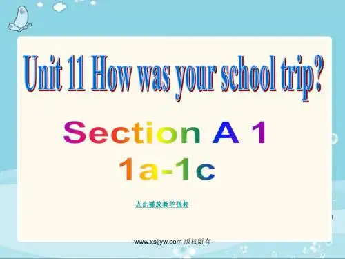 Unit11SectionA1a-1c课件 (共29张PPT)