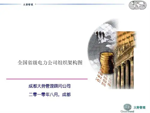 省级电力公司组织架构图共16页文档