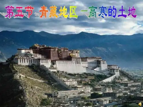第五节 青藏地区——高寒的土地(新)