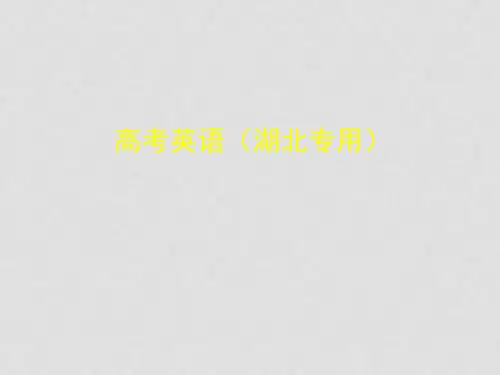 高考英语一轮复习 专题九 非谓语动词课件(1)