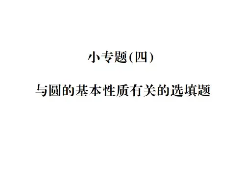 2018秋沪教版九年级数学课件:小专题(四)(共11张PPT)