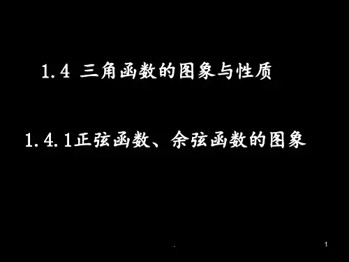 正弦三角函数的图像与性质PPT课件