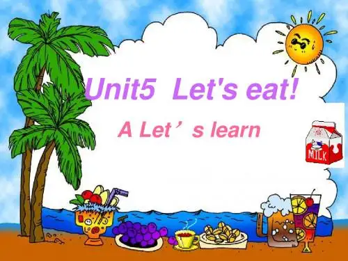PEP三年级上册Unit5_Let'seat_PartA课件