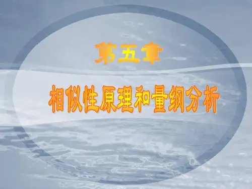 水力学课件SHL5