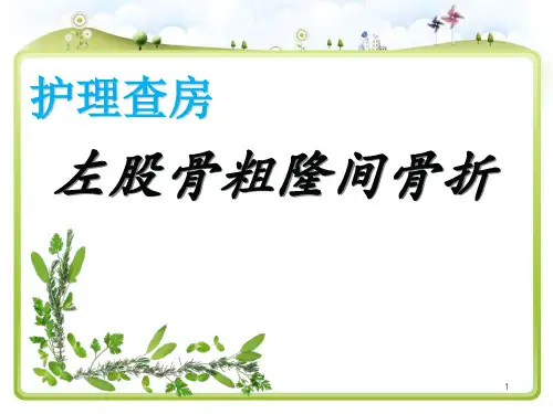 左股骨粗隆间骨折护理查