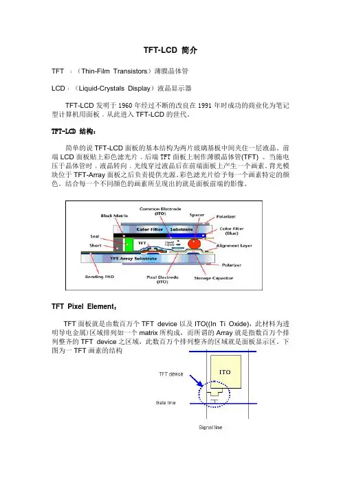 TFT-LCD简介