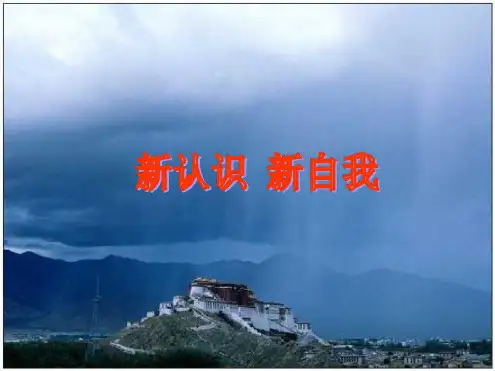 七年级政治新认识新自我