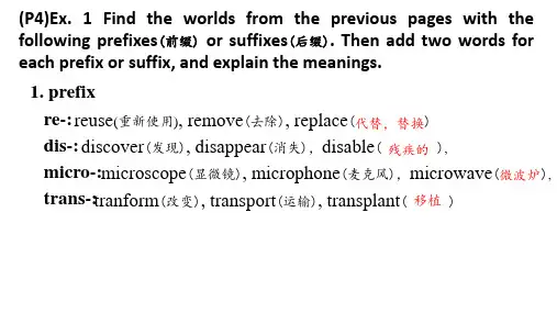 人教版(2019)选择性必修二Unit 1 Learning About Language