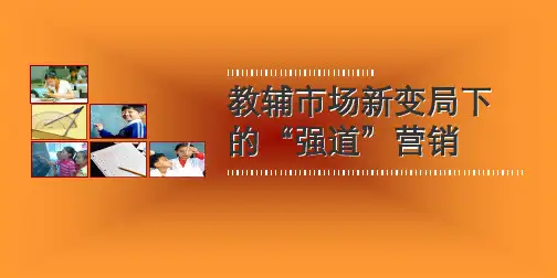 教辅产品策略培训资料