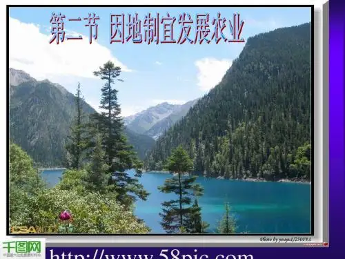 个性地理地图背景PPT模版