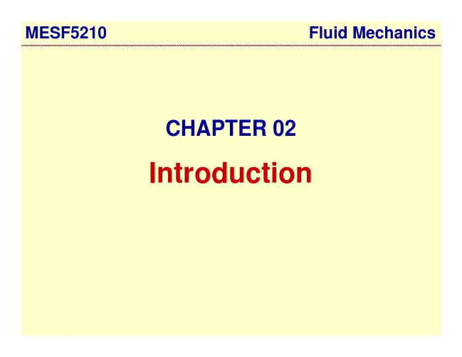 Chapter-02-Basic Properties of Fluids