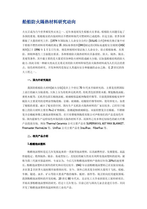 船舶防火