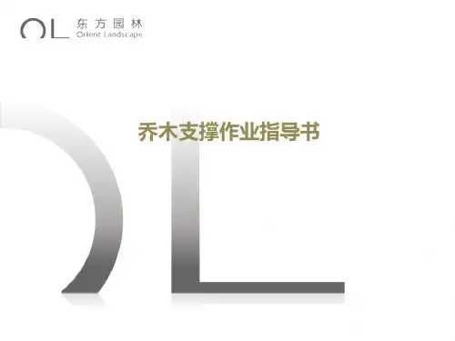 2019年最新-园林乔木支撑作业指导书-精选文档