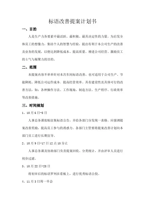 改善提案