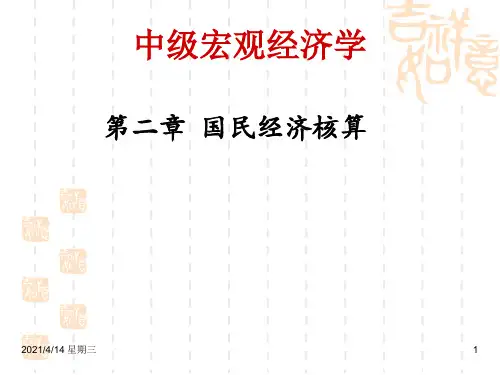 湘潭大学宏观经济学课件(多恩布什第十版)-第二章+部分总供给