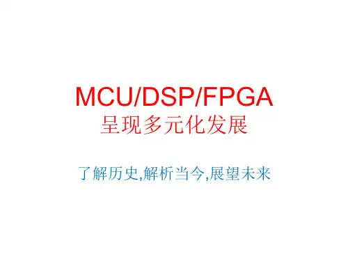 MCUDSPFPGA呈现多元化发展