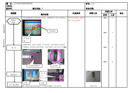 层压机硅胶板更换流程(设备维护手册)