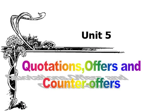 外贸英语函电课件Unit_5