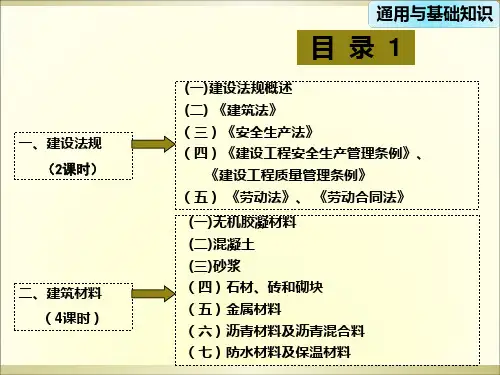 八大员通用与基础PPT课件