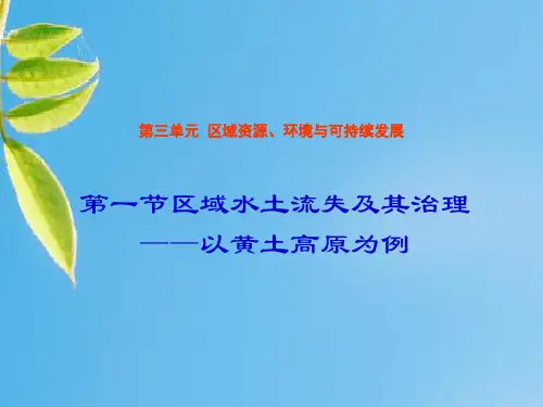 区域水土流失及其治理PPT教学课件