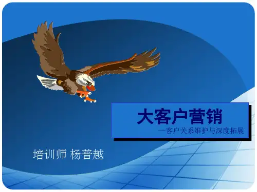 客户关系维护与深度拓展培训讲义(PPT 31页)