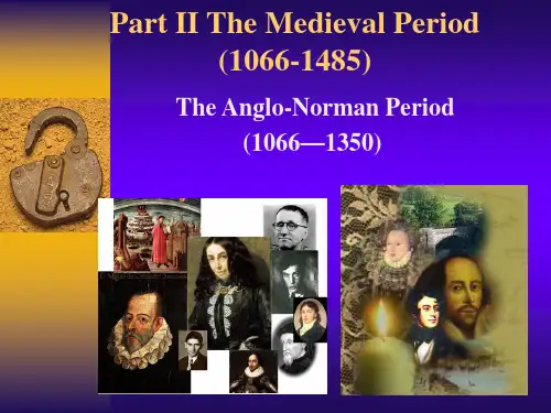 Part II The Anglo-Norman Period
