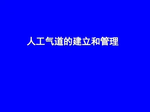 人工气道的建立和管理-气道管理