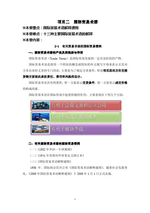 国际贸易第二章