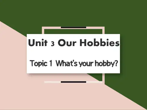 仁爱英语八年级上册 Unit 3 Topic 1 单词短语 课前复习课件