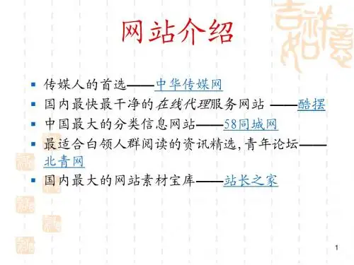 网站介绍