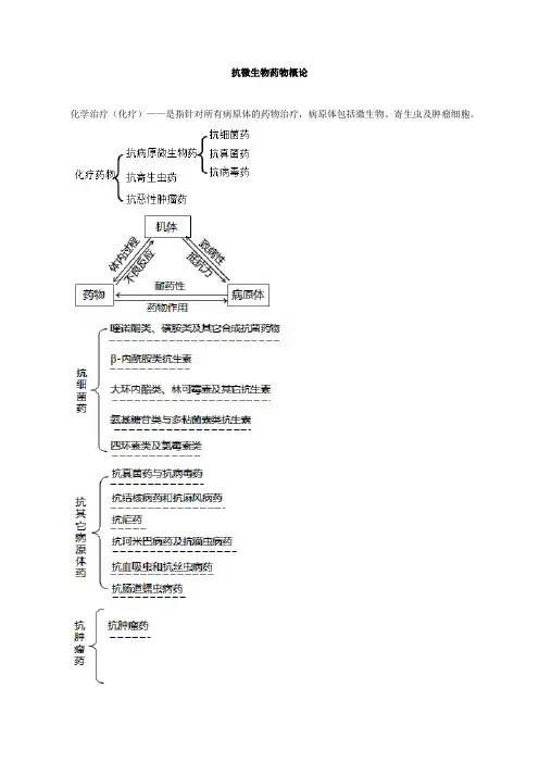 抗微生物药物概论