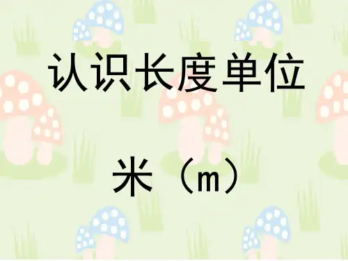 小学数学 长度单位(米)