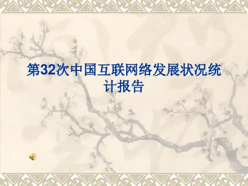 第32次中国互联网络发展状况统计报告