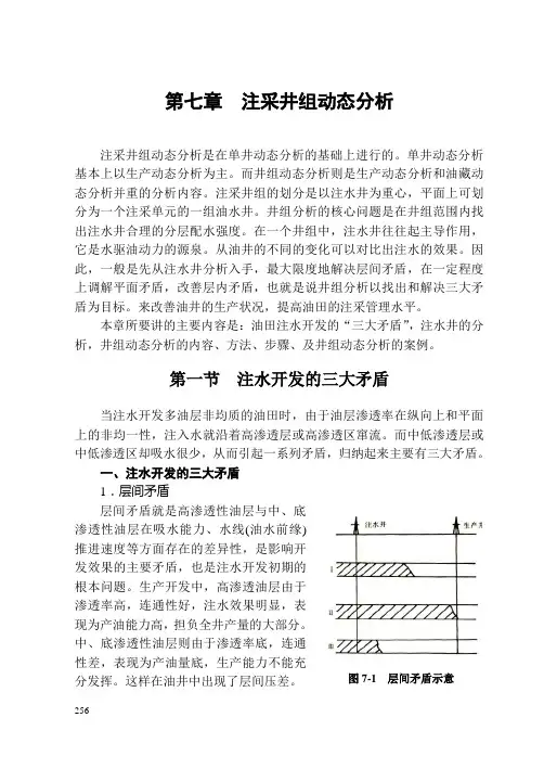第七章注采井组动态分析
