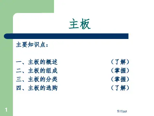贵阳新华电脑中等职业学校第3章主板