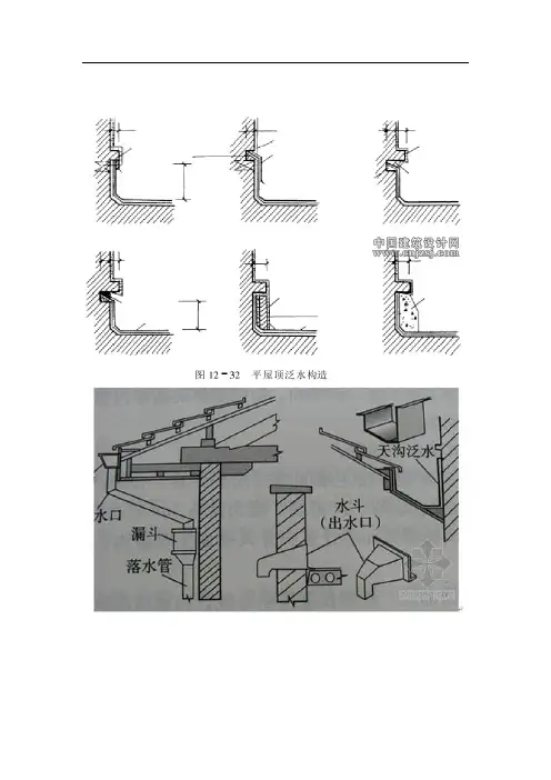 屋面排水示意图