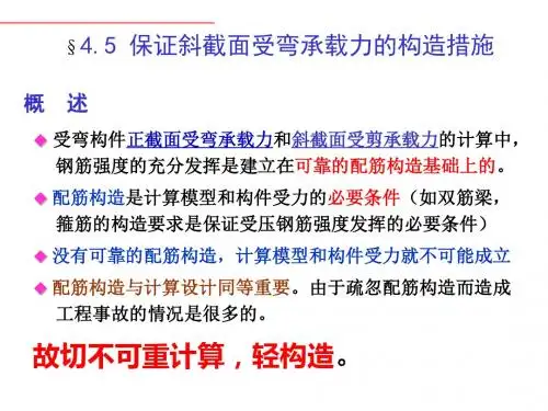 混泥土结构设计配筋构造-精选文档