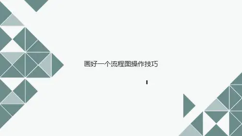 画好一个流程图操作技巧PPT课件