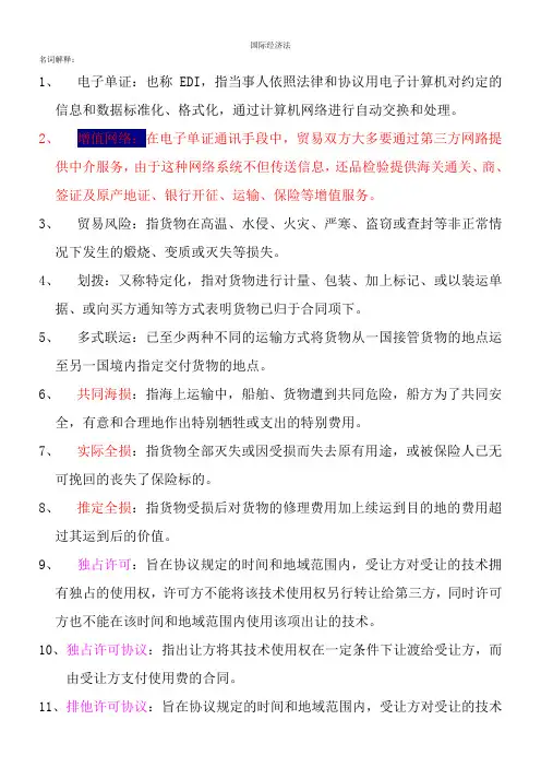 国际经济法