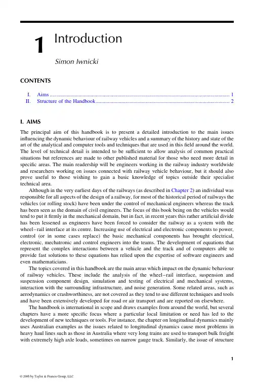 Handbook of Railway Vehicle Dynamics_01 Introduction