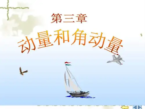 大学物理第3章动量与冲量