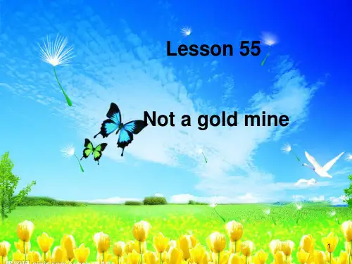 新概念第二册Lesson55