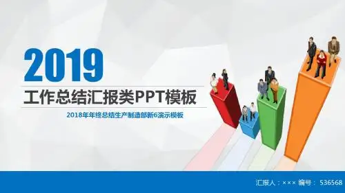 2018年年终总结生产制造部新6演示模板